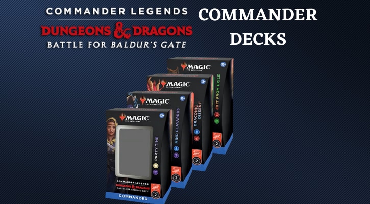 Battle for Baldurs Gate Commander Deck Bundle